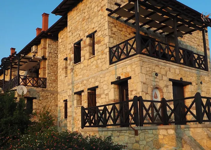 Halkidiki Luxurious Stonehouses Tatil Evi *