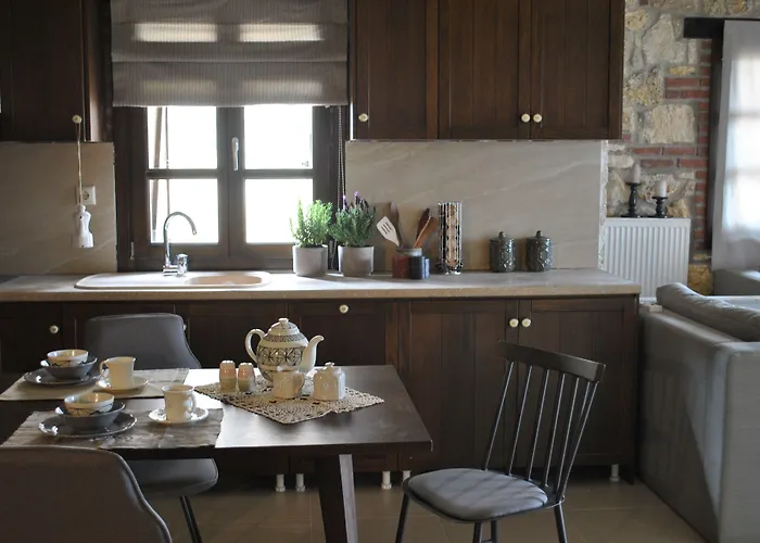 Halkidiki Luxurious Stonehouses Tatil Evi