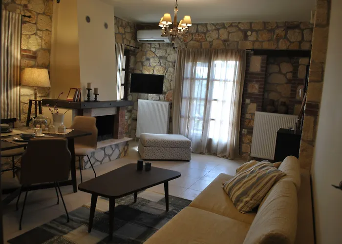 Halkidiki Luxurious Stonehouses Tatil Evi