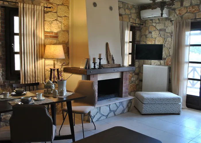 Halkidiki Luxurious Stonehouses Tatil Evi